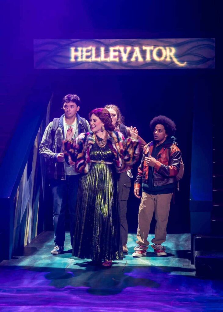 West Valley Performing Arts Center, West Valley City, Salt Lake County 2024. THE LIGHTNING THIEF, Ren Cottam, Mackenzie Skye Pederson, Hanna Schneck, Kile Allyn