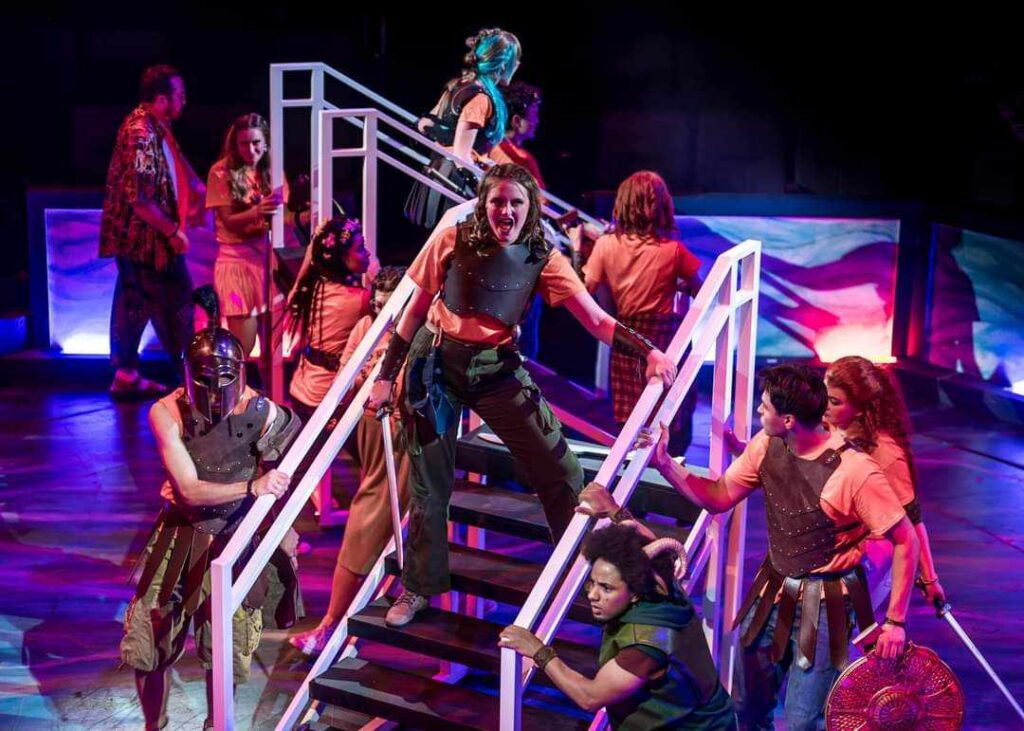 West Valley Performing Arts Center, West Valley City, Salt Lake County 2024. THE LIGHTNING THIEF, Hanna Schneck(center) and cast of THE LIGHTNING THIEF