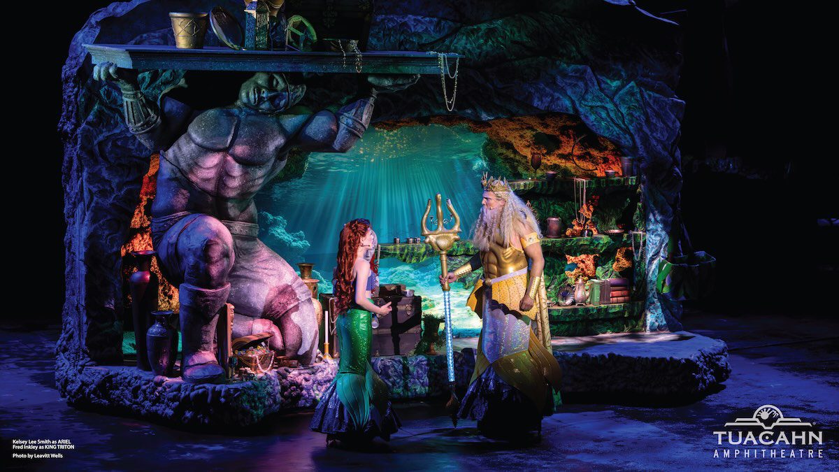 Production Set Design Little Mermaid Tuacahn 2025